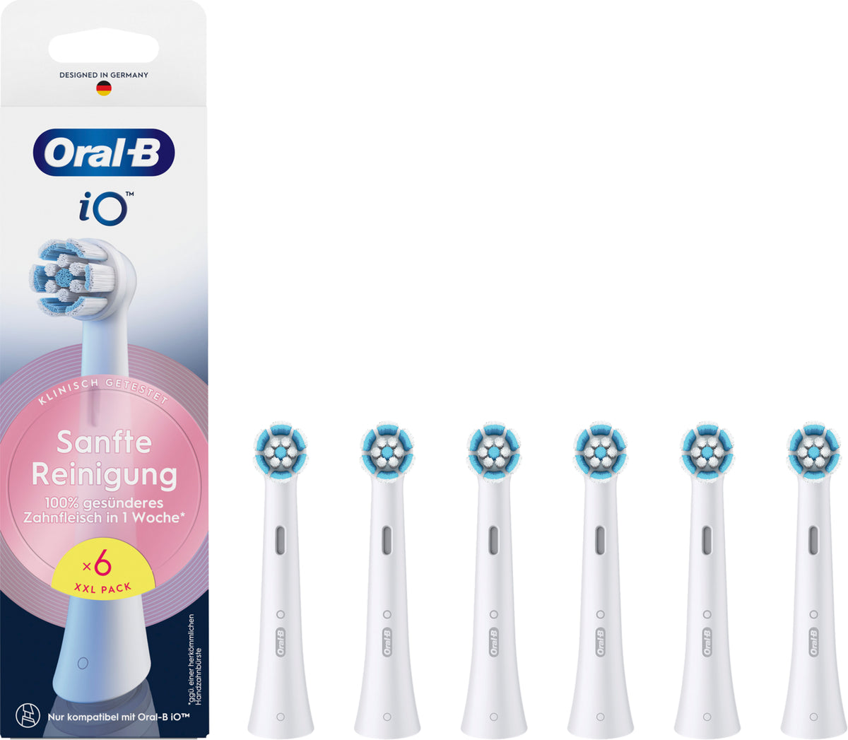 Oral-B 8700216194679 Tandbørstehoveder 6 stk Hvid