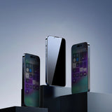 Baseus Privacy Tempered Glass til iPhone 14 Pro Full Screen 0.4mm Privacy Filter Anti Spy + Montering Kit