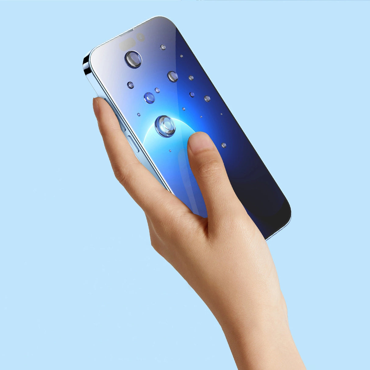 Baseus Full Screen Tempered Glass til iPhone 14 Plus / 13 Pro Max med højttaler dækning 0,4 mm + montering kit