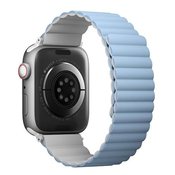 Uniq Revix rem til Apple Watch 1/2/3/4/5/6/7/8/SE/SE2/Ultra 42/44/45/49 mm - hvid og blå