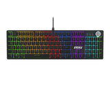 MSI FORGE GK320 RED tastatur Spil USB QWERTY US International Sort