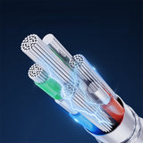 Joyroom Premium Series A13 USB-A / micro USB 2.4A 2m Kabel - Hvid