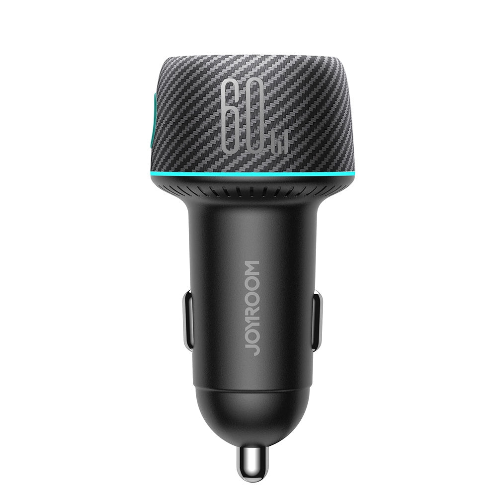 60W USB-C USB-A biloplader Joyroom JR-CCN01 - sort