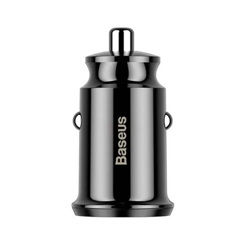 Baseus Grain Car Charger 2x USB 5V 3.1A (sort)