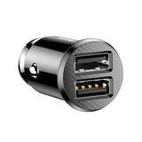 Baseus Grain Car Charger 2x USB 5V 3.1A (sort)