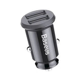 Baseus Grain Car Charger 2x USB 5V 3.1A (sort)