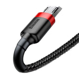 Baseus Cafule Micro USB-kabel 2,4 A 1 m (rød+ sort)