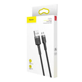Baseus Cafule Micro USB-kabel 1,5 A 2 m (grå + sort)