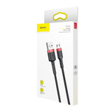 Baseus Cafule Micro USB-kabel 1,5 A 2 m (rød+sort)