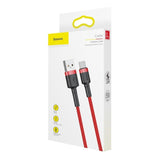 Baseus Cafule kabel USB-C 2A 2m (rødt)