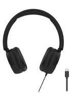 Streetz HC210-BLK hovedtelefoner/headset Ledningsført Opkald/musik USB Type-C Sort