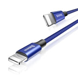 Base Yusiven Lightning Cable 120cm 2A (blå)
