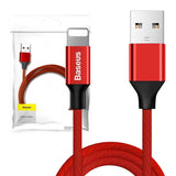 Base Yusiven Lightning Cable 180 cm 2A (rød)