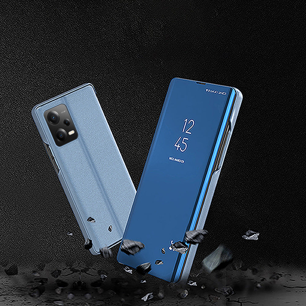 Clear View Case cover til Xiaomi Redmi Note 12 5G / Poco X5 5G flip cover sort