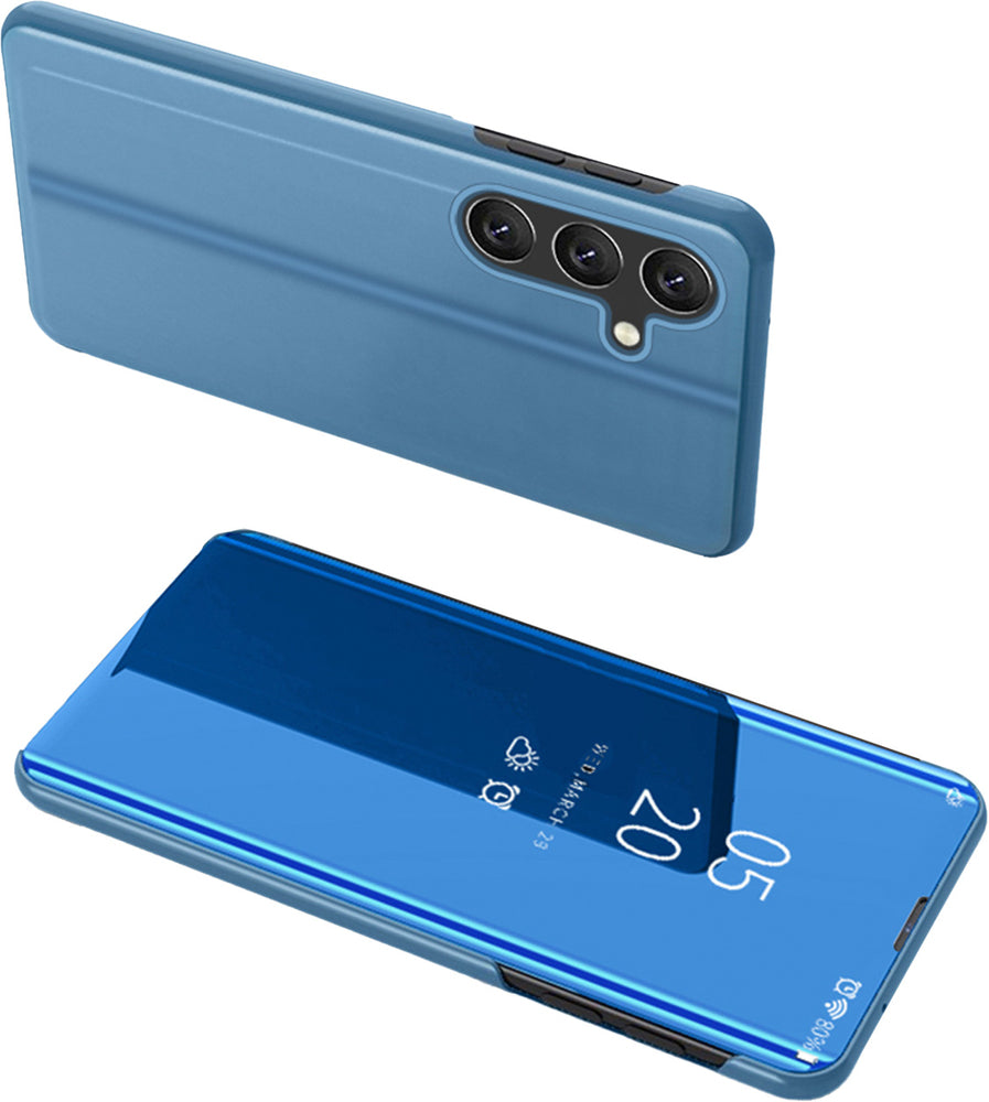 Clear View Case cover til Samsung Galaxy A24 4G flip cover blå