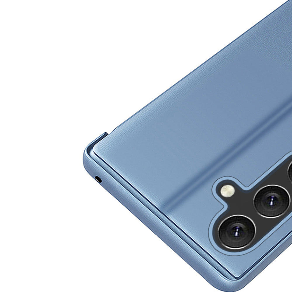Clear View Case cover til Samsung Galaxy A24 4G flip cover blå