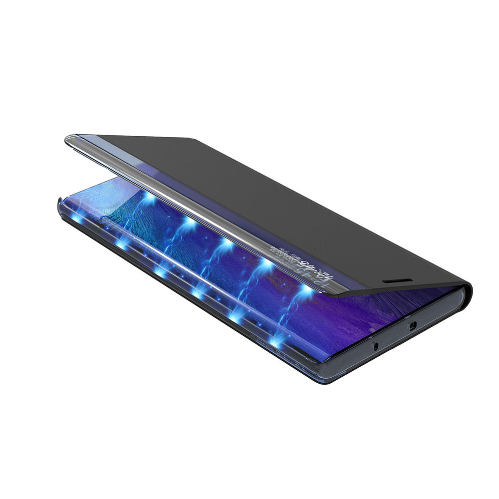 Ny Sleep Case til Xiaomi Redmi Note 12 Pro+ cover med flip stand blå