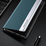 Sleep Case Pro-hylster til Xiaomi Redmi Note 12 Pro+ med flip stand sort