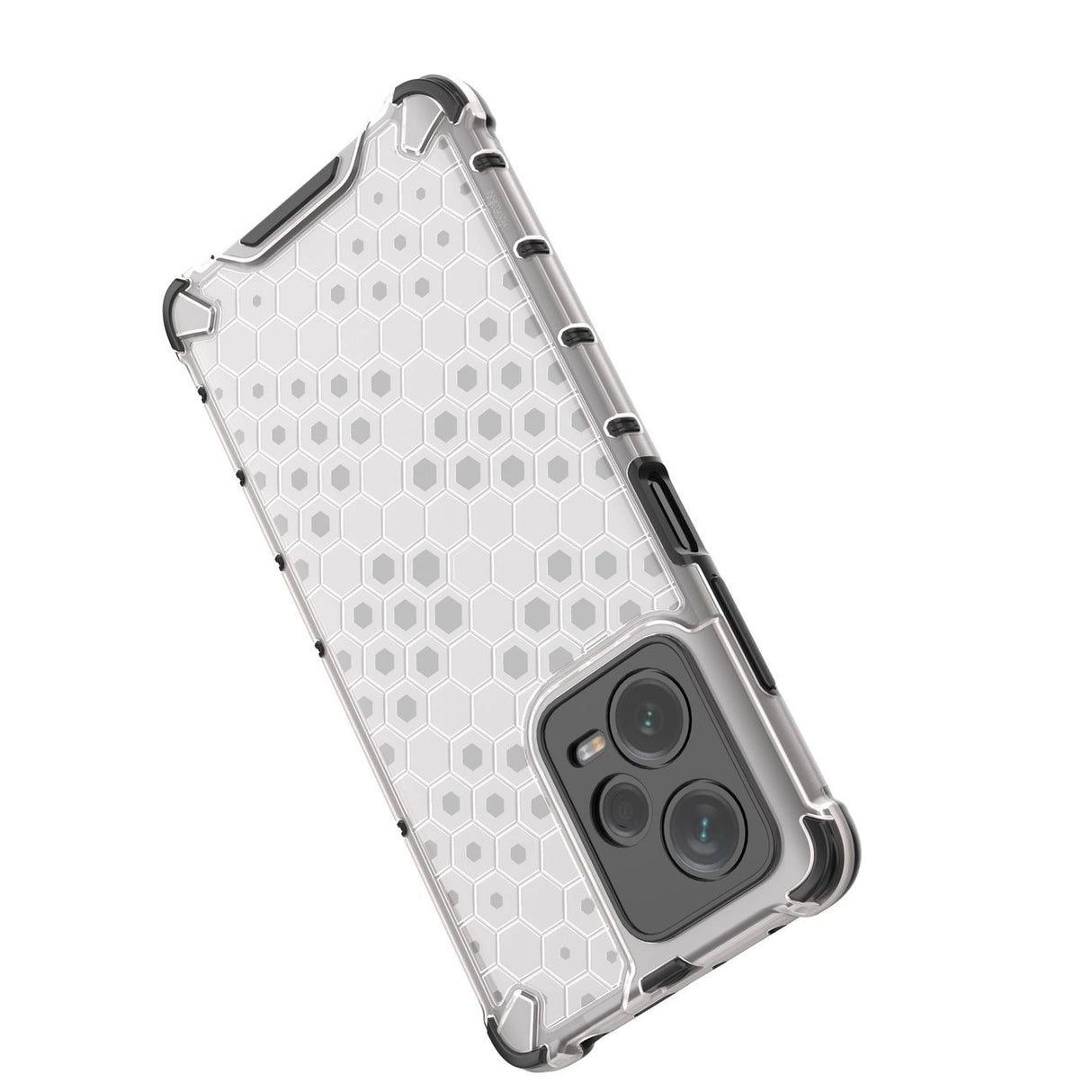 Honeycomb case til Xiaomi Redmi Note 12 Pro+ pansret hybrid cover sort