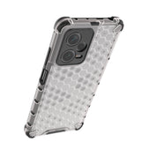 Honeycomb case til Xiaomi Redmi Note 12 Pro+ pansret hybrid cover sort