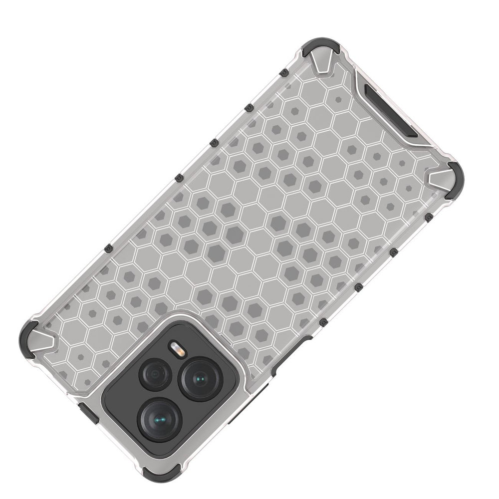 Honeycomb case til Xiaomi Redmi Note 12 Pro+ pansret hybrid cover sort