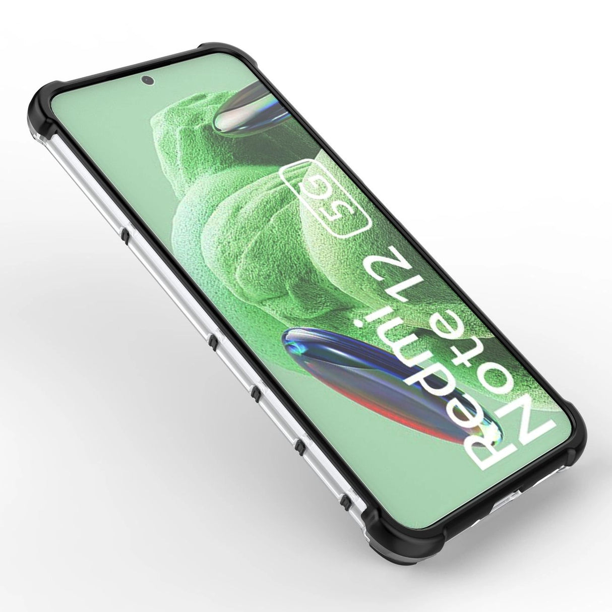 Honeycomb case til Xiaomi Redmi Note 12 5G / Poco X5 5G pansret hybrid case blå