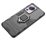 Ring Armor case til Xiaomi 13 Lite pansret cover magnetisk holder ring sort
