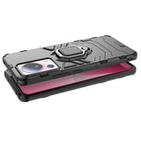 Ring Armor case til Xiaomi 13 Lite pansret cover magnetisk holder ring sort