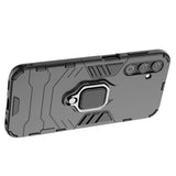 Ring Armor case til Samsung Galaxy A24 4G pansrede cover magnetisk holder ring sort