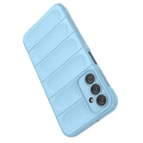 Magic Shield Case til Samsung Galaxy A24 4G fleksible pansrede cover lyseblå