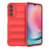 Magic Shield Case til Samsung Galaxy A24 4G fleksibelt pansret cover rød