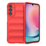Magic Shield Case til Samsung Galaxy A24 4G fleksibelt pansret cover rød