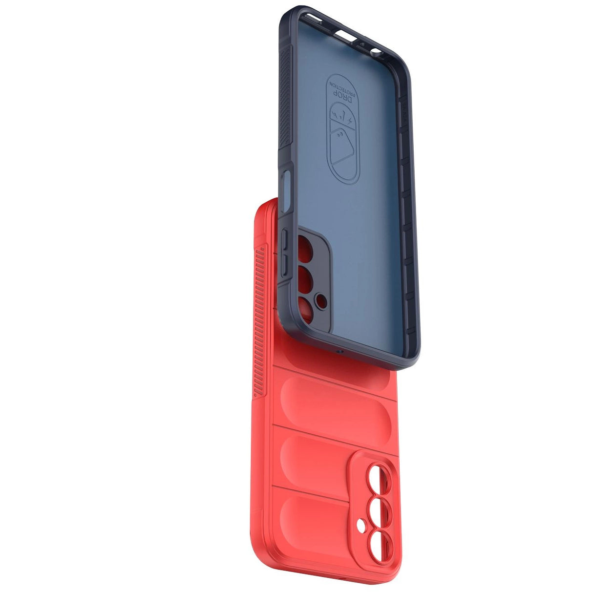 Magic Shield Case til Samsung Galaxy A24 4G fleksibelt pansret cover rød