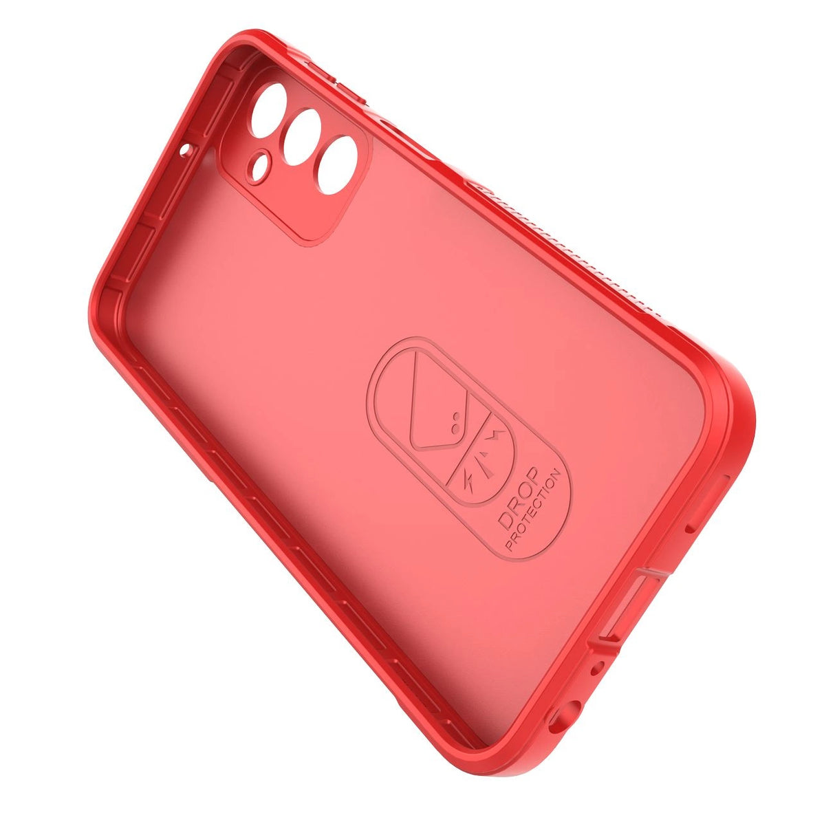 Magic Shield Case til Samsung Galaxy A24 4G fleksibelt pansret cover rød