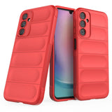 Magic Shield Case til Samsung Galaxy A24 4G fleksibelt pansret cover rød