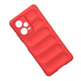 Magic Shield Case til Xiaomi Redmi Note 12 Pro+ fleksibelt pansret cover rød
