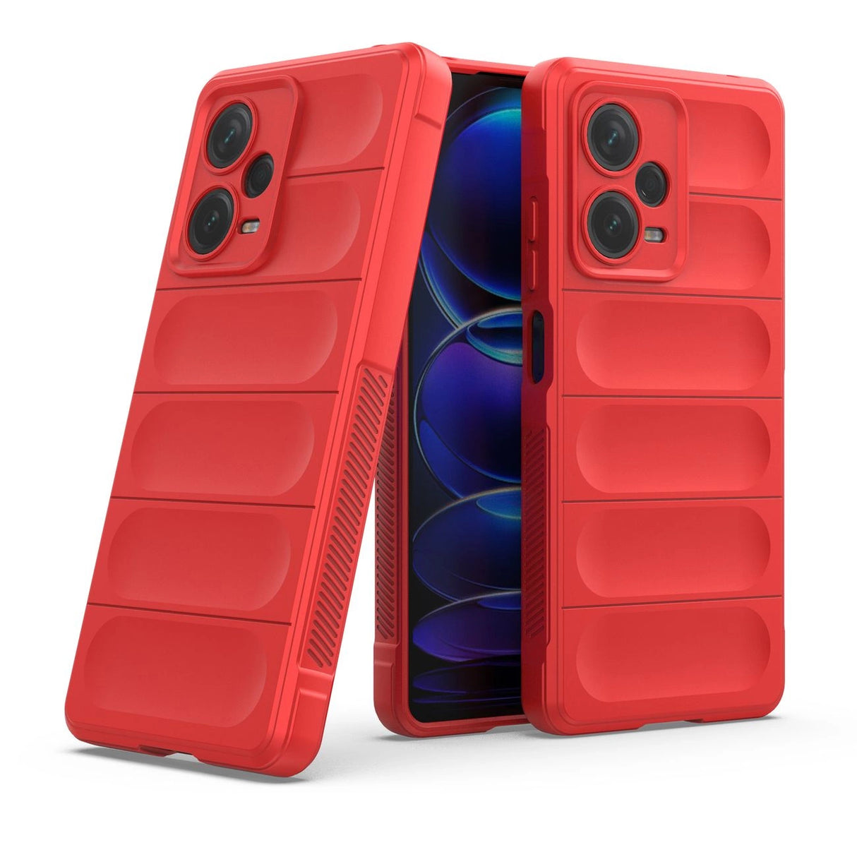 Magic Shield Case til Xiaomi Redmi Note 12 Pro+ fleksibelt pansret cover rød