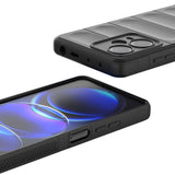 Magic Shield Case til Xiaomi Redmi Note 12 Pro+ fleksibelt pansret cover rød