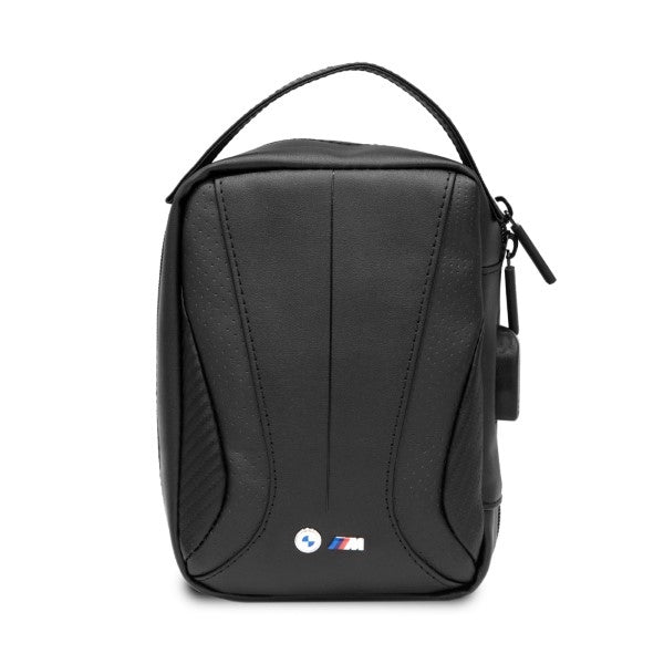 BMW Bag BMHBSPCTFK Organizer sort/sort Carbon&Perforeret