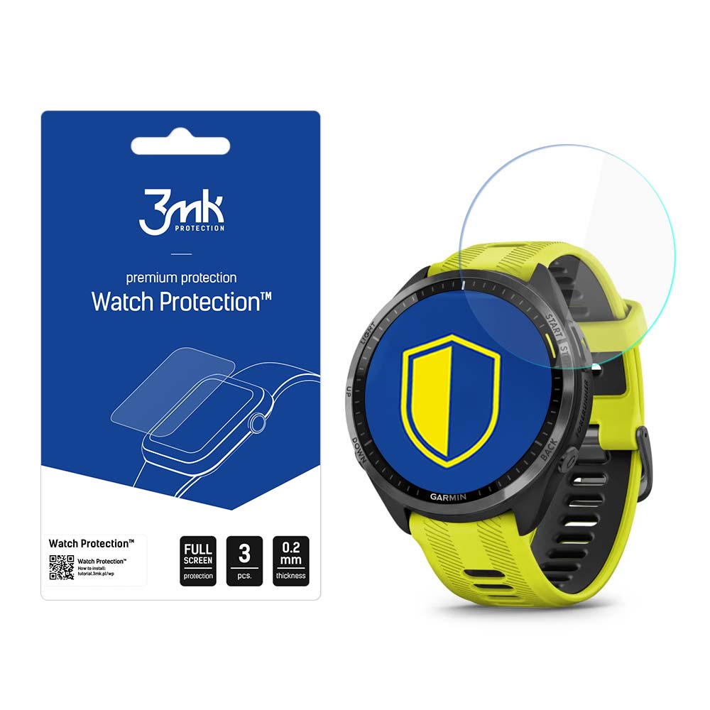 3mk Watch ProtectionTM mod ARC+ beskyttelsesfolie til Garmin Forerunner 965