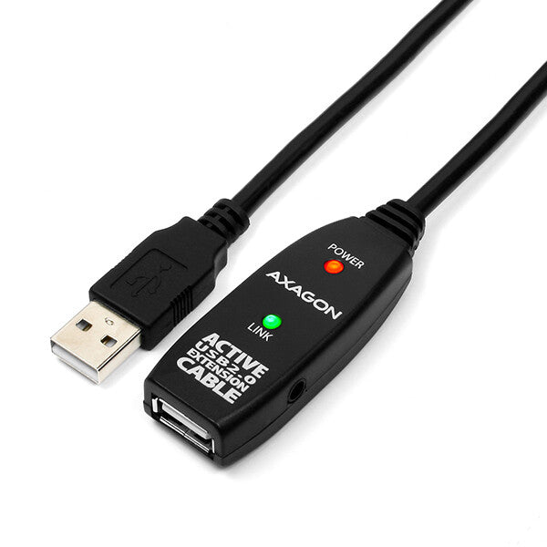 Axagon ADR-205 USB-kabel USB 2.0 5 m USB A 0,48 Gbit/sek. Sort