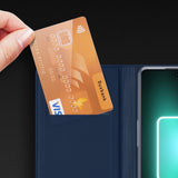 Dux Ducis Skin Pro Case til Realme GT Neo 5 / Realme GT3 Flip Cover Card Wallet Stand Black