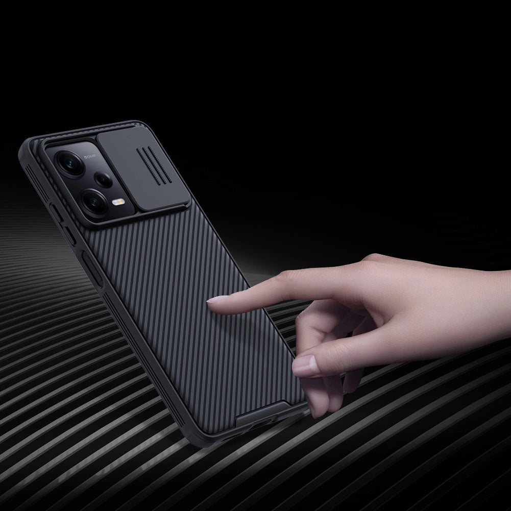 Nillkin CamShield Pro Case Case til Xiaomi Redmi Note 12 Pro / Poco X5 Pro 5G Cover med kamera beskytter sort