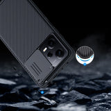 Nillkin CamShield Pro Case Case til Xiaomi Redmi Note 12 Pro / Poco X5 Pro 5G Cover med kamera beskytter sort