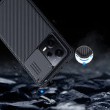 Nillkin CamShield Pro Case Case til Xiaomi Redmi Note 12 Pro / Poco X5 Pro 5G Cover med kamera beskytter sort