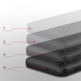 Nillkin Super Frosted Shield Case til Samsung Galaxy A14 5G / Galaxy A14 Telefon Cover Sort