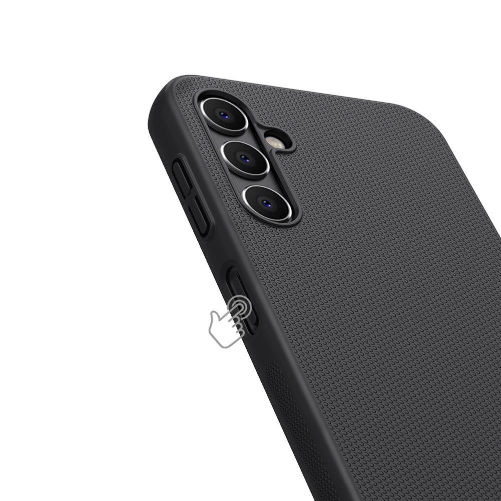 Nillkin Super Frosted Shield Case til Samsung Galaxy A14 5G / Galaxy A14 Telefon Cover Sort