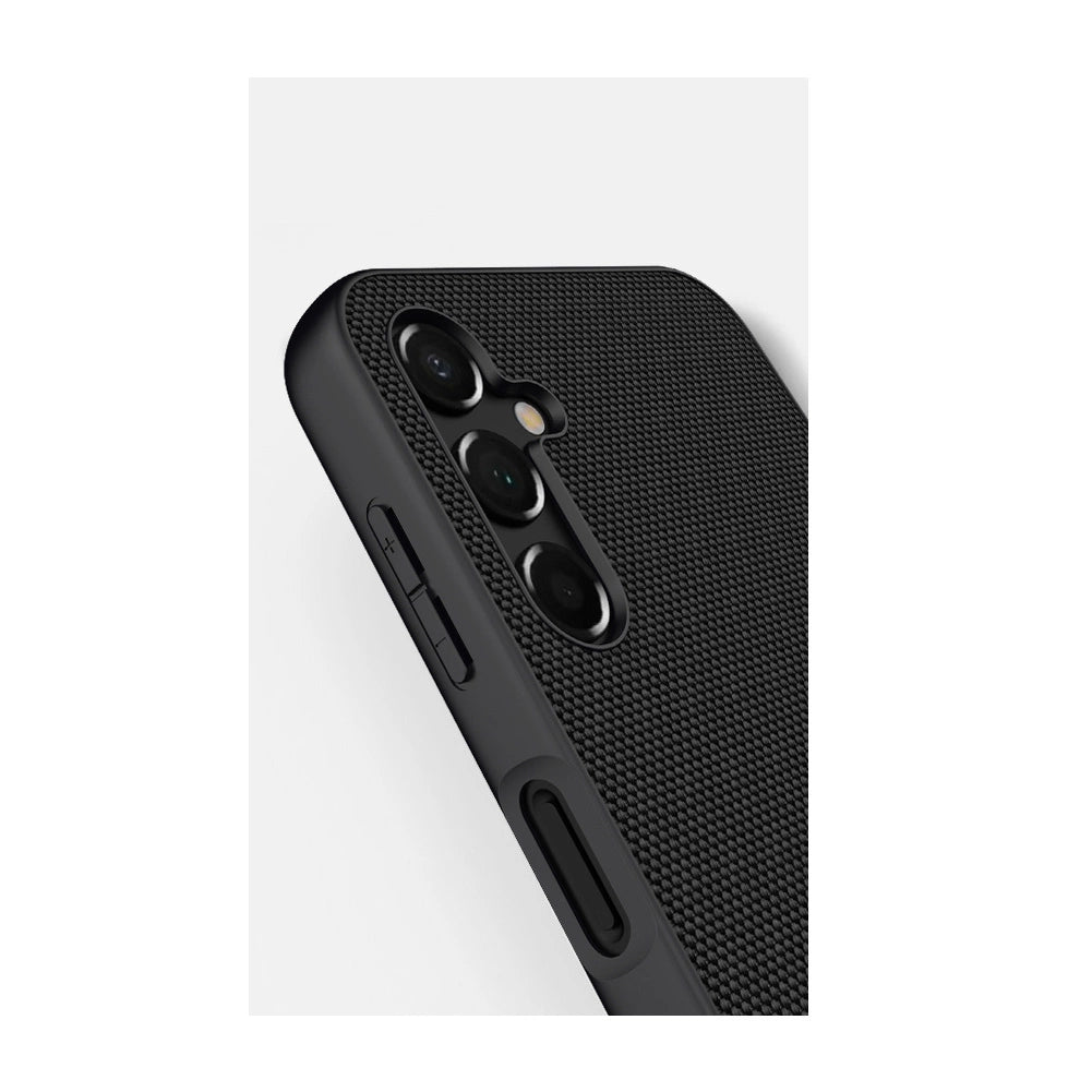 Nillkin tekstureret case Case for Samsung Galaxy A14 5G / Galaxy A14 forstærket nylon cover sort