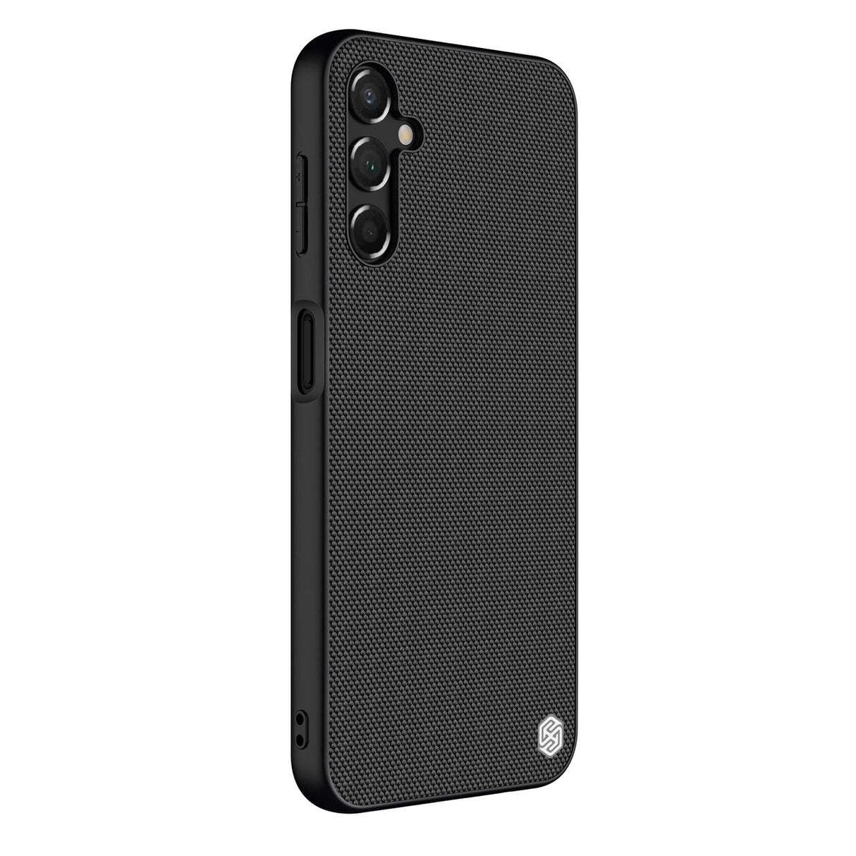 Nillkin tekstureret case Case for Samsung Galaxy A14 5G / Galaxy A14 forstærket nylon cover sort