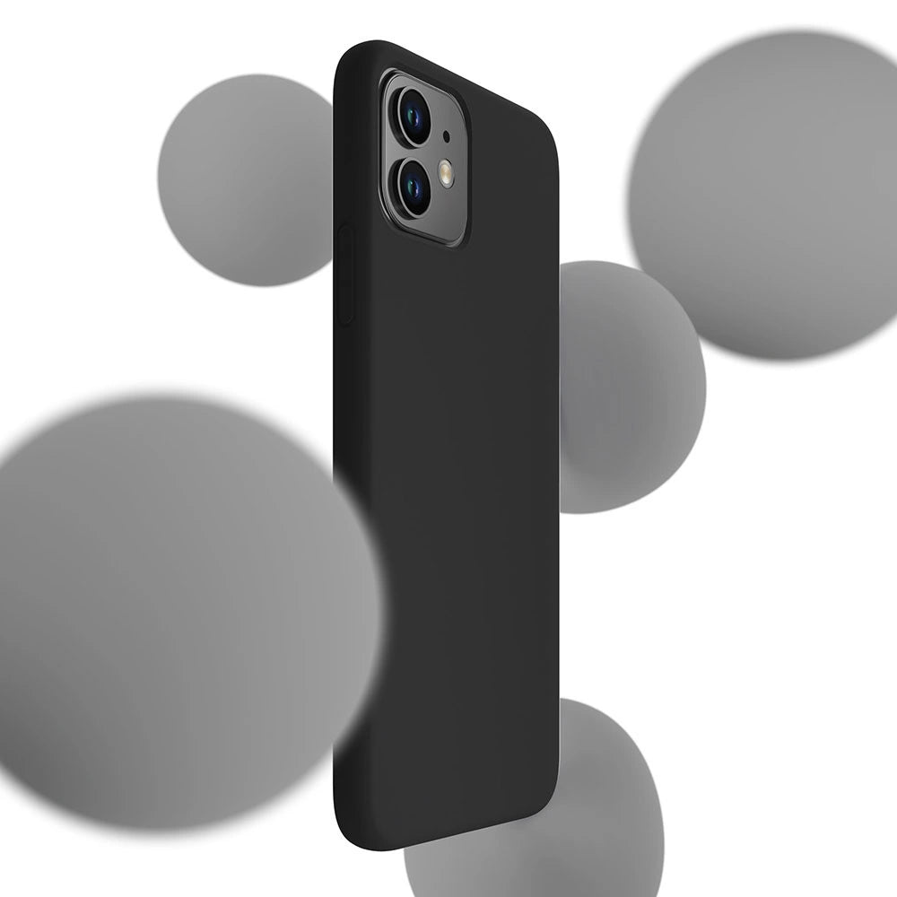 3mk Silicone Case for iPhone 11 - black
